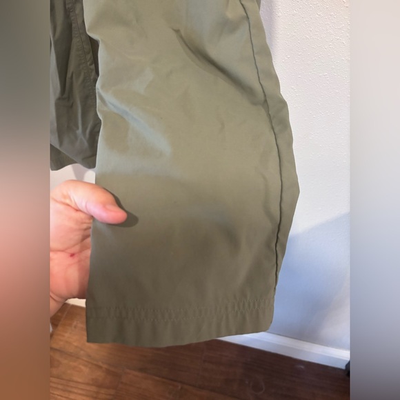 REI Mens Hiking Lightweight Hiking Pants Olive Green Grey Outdoor Durable - Picture 3 of 7